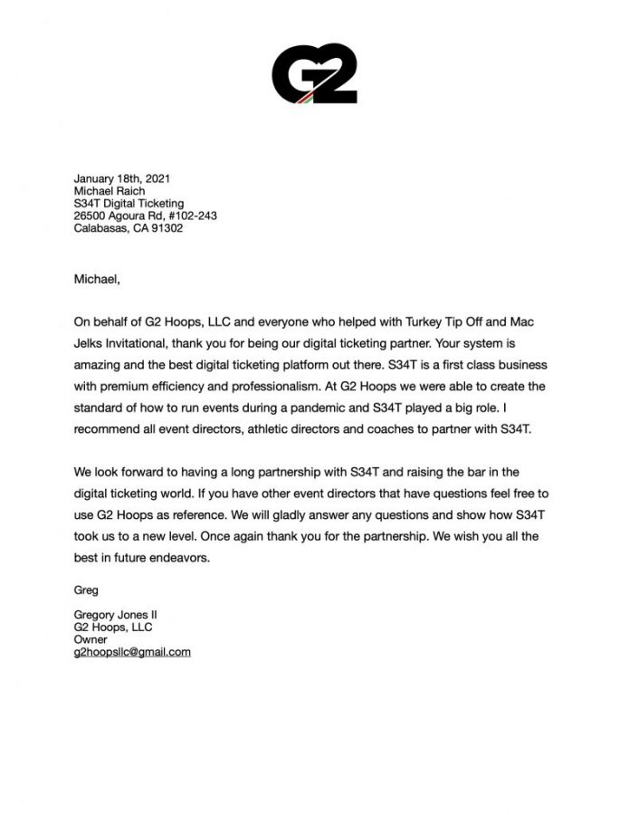 S34T Reference Letter